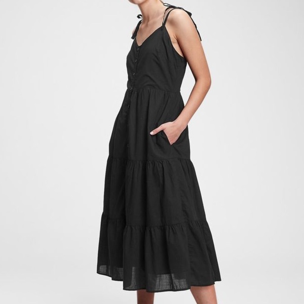GAP Tiered Cami Midi Dress